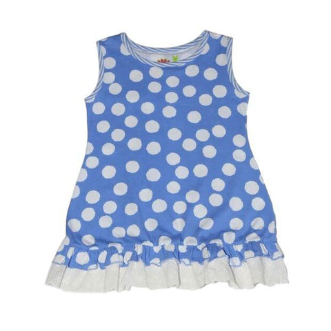 Mikki Tunic Top Dizzy Peri Dot - threefriendsapparels