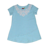 Kel Belle Top Aqua Stripe - threefriendsapparels
