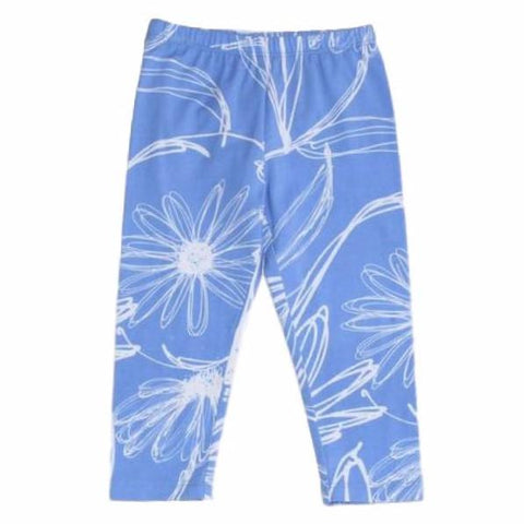 Sweet Pea Capri Leggings Blooming - threefriendsapparels