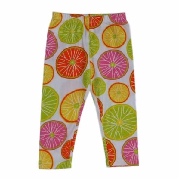 Sweet Pea Capri Leggings Citrus