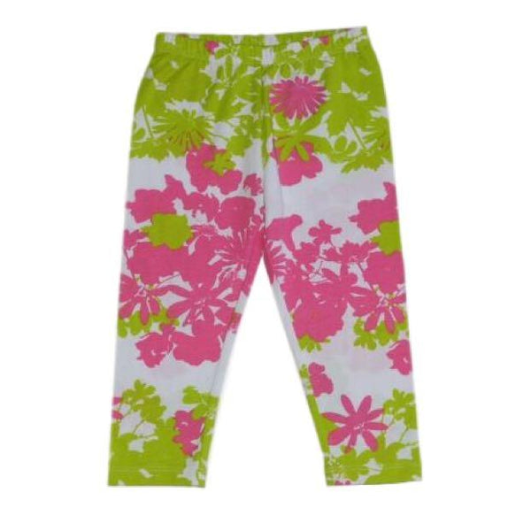 Sweet Pea Capri Leggings Garden Party