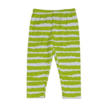 Sweet Pea Capri Leggings Lime Stripe - threefriendsapparels
