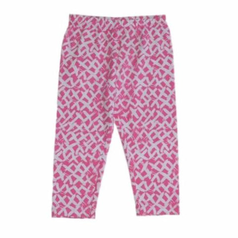 Sweet Pea Capri Leggings Pink Kisses - threefriendsapparels