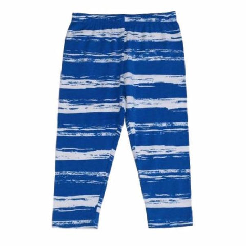 Sweet Pea Capri Leggings Royal Brush Stroke - threefriendsapparels
