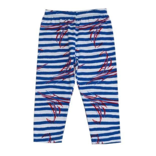 Sweet Pea Capri Leggings Sailboats