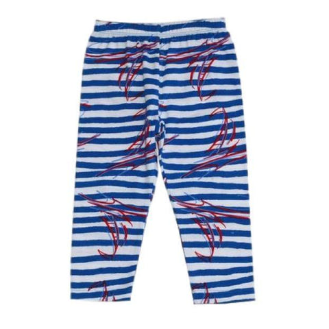 Sweet Pea Capri Leggings Sailboats - threefriendsapparels