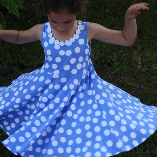 Little Cupcake Dress Dizzy Peri Dot