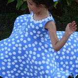 Little Cupcake Dress Dizzy Peri Dot - threefriendsapparels